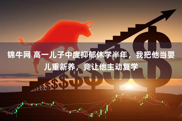 锦牛网 高一儿子中度抑郁休学半年，我把他当婴儿重新养，竟让他主动复学